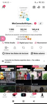 Compte TikTok Déjà Monétisé à Vendre – +52 000 Abonnés | Humour Africain